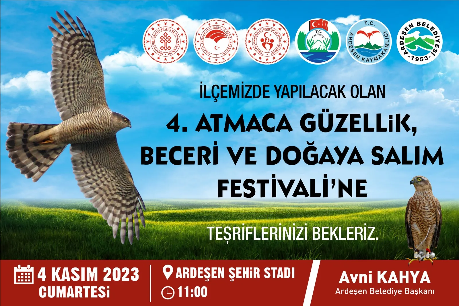 4. Atmaca Güzellik, Beceri ve Doğaya Salım Festivali 