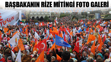 Başbakanın Rize Mitingi