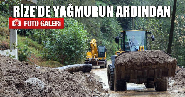 Aşırı Yağmur Heyelanlara Neden Oldu