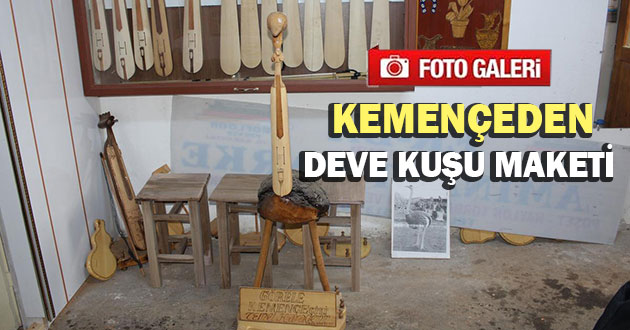 Kemençeden Deve Kuşu Maketi