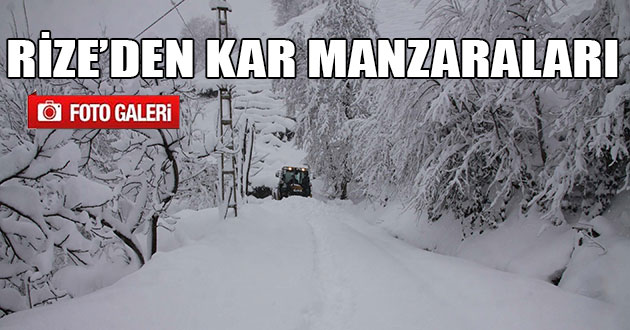 Rizeden Kar Manzaraları