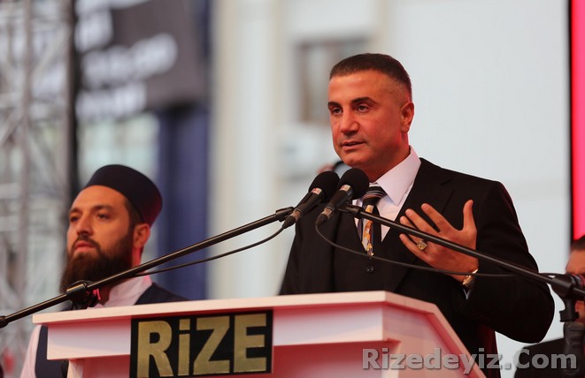 Rize Sedat Peker`i Bağrına Bastı