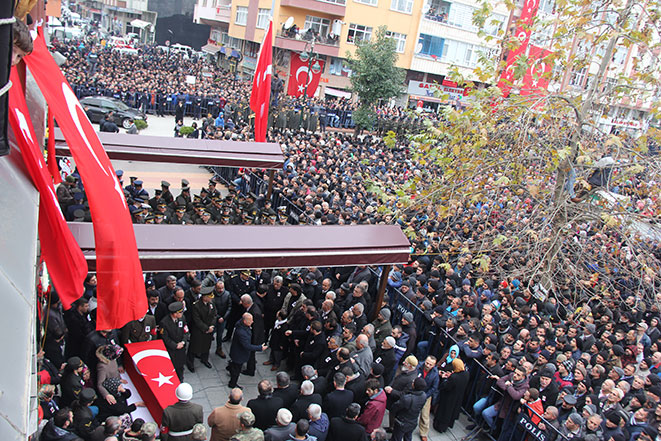 Rize Şehidini Uğurladı