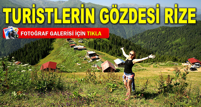 Rize Yaylalarına Turist Akını