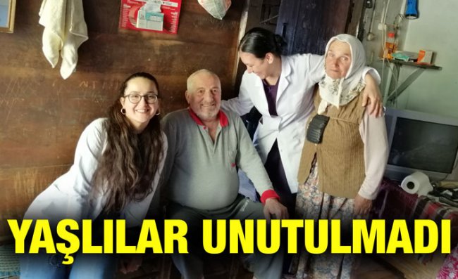 İl Sağlık Müdürlüğü'nden Yaşlılara Ziyaret