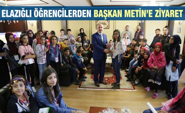 Başkan Metin, Elazığlı Öğrencileri Konuk Etti