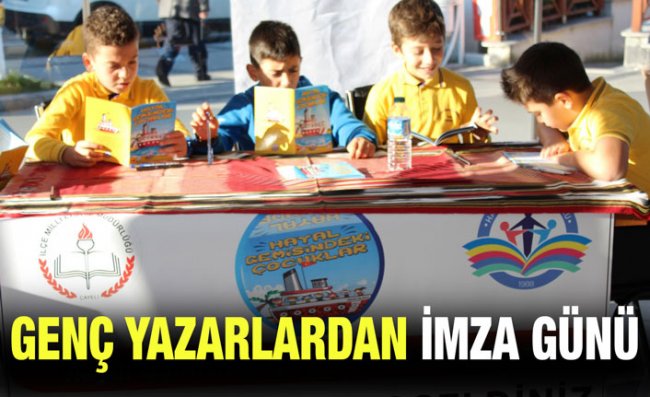 Çayeli'nde Genç Yazarlar İmza Günü Düzenledi