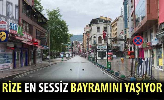 Rize, Ramazan Bayramını Sessiz Karşıladı