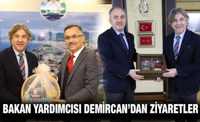 Bakan Yardımcısı Demircan, Rize'de