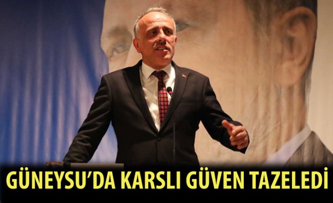 AK Parti Güneysu’da Karslı Yeninden Başkan Seçildi