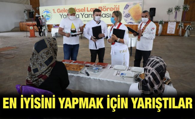 Kadınlar En Güzel Laz Böreğini Yapmak İçin Yarıştı