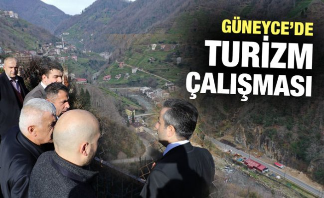 Güneyce Köyü'nde Turizm Çalışması Başlatıldı