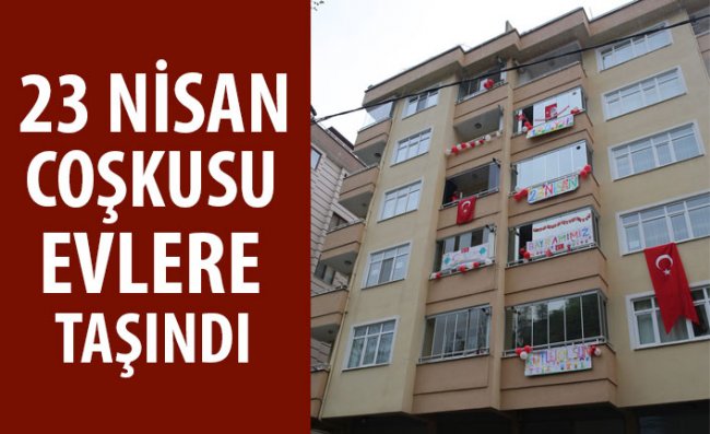 Evden Çıkamayan Çocukları İçin Apartmanlarını Süslediler