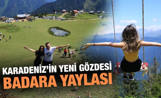 Badara Yaylası Turistlerin Akınına Uğruyor