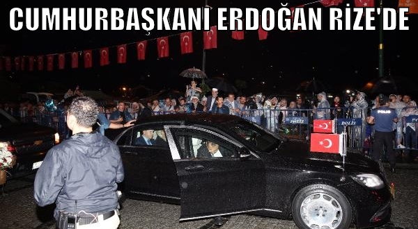 Cumhurbaşkanı Erdoğan Güneysu'da