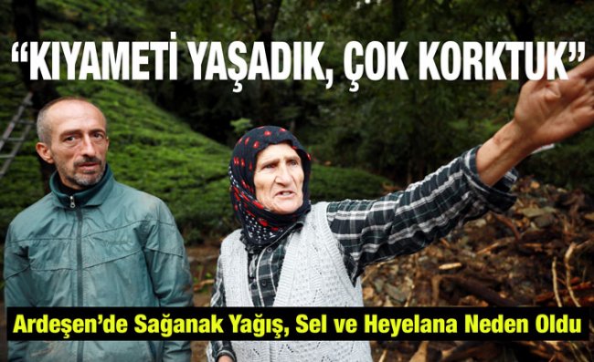 Sağanak Yağış Sele Yol Açtı, 2 Ev Boşaltıldı