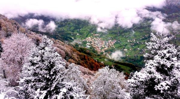 Karadeniz Yaylalarında Kar Güzelliği