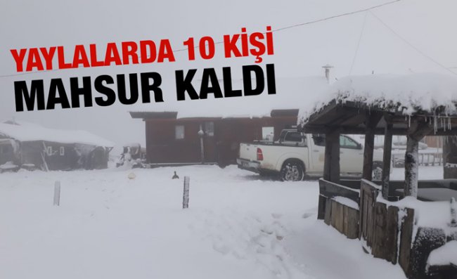 Yaylada Mahsur Kalanlar İçin Çalışmalar Başlatıldı