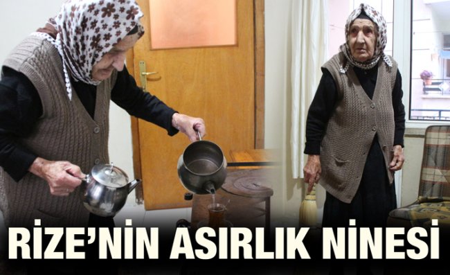 Rize'nin 107 Yaşındaki Asırlık Emine Ninesi