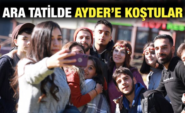 Ayder Yaylası'nda Ara Tatil Yoğunluğu