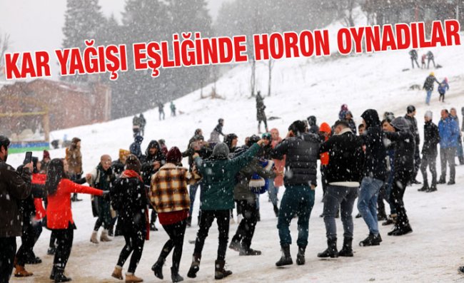 Ayder Yaylası'nda Kar Altında Horon Keyfi