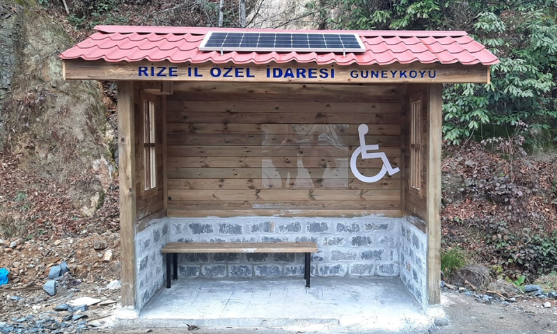 Rize'de 75 köy duraklarına kavuştu