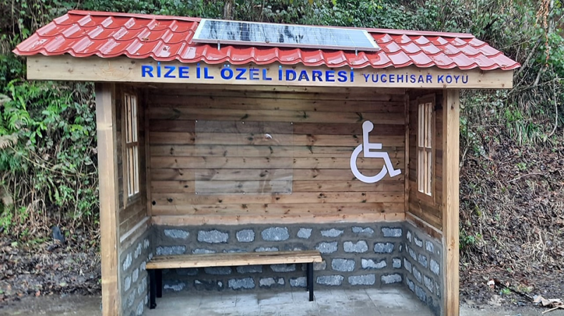 Rize'de 75 köy duraklarına kavuştu