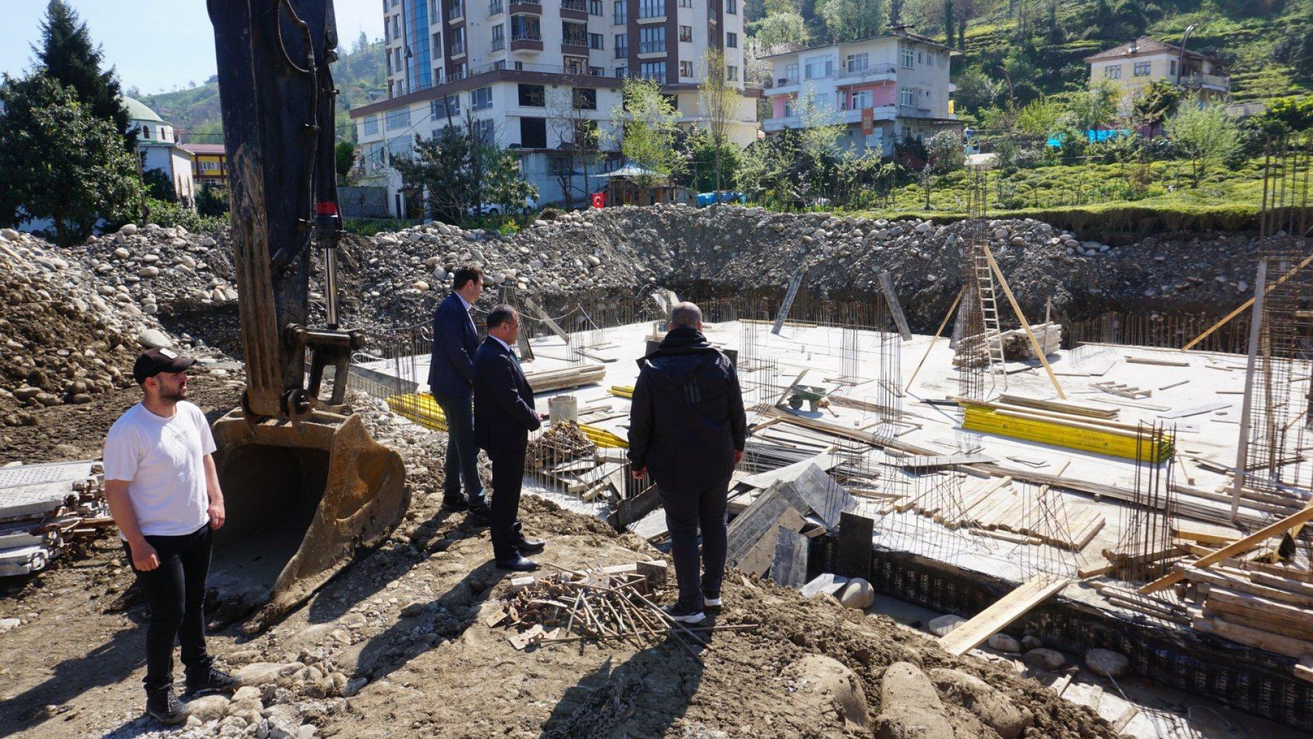 Hamidiye İlkokulu'nda çalışmalar sürüyor