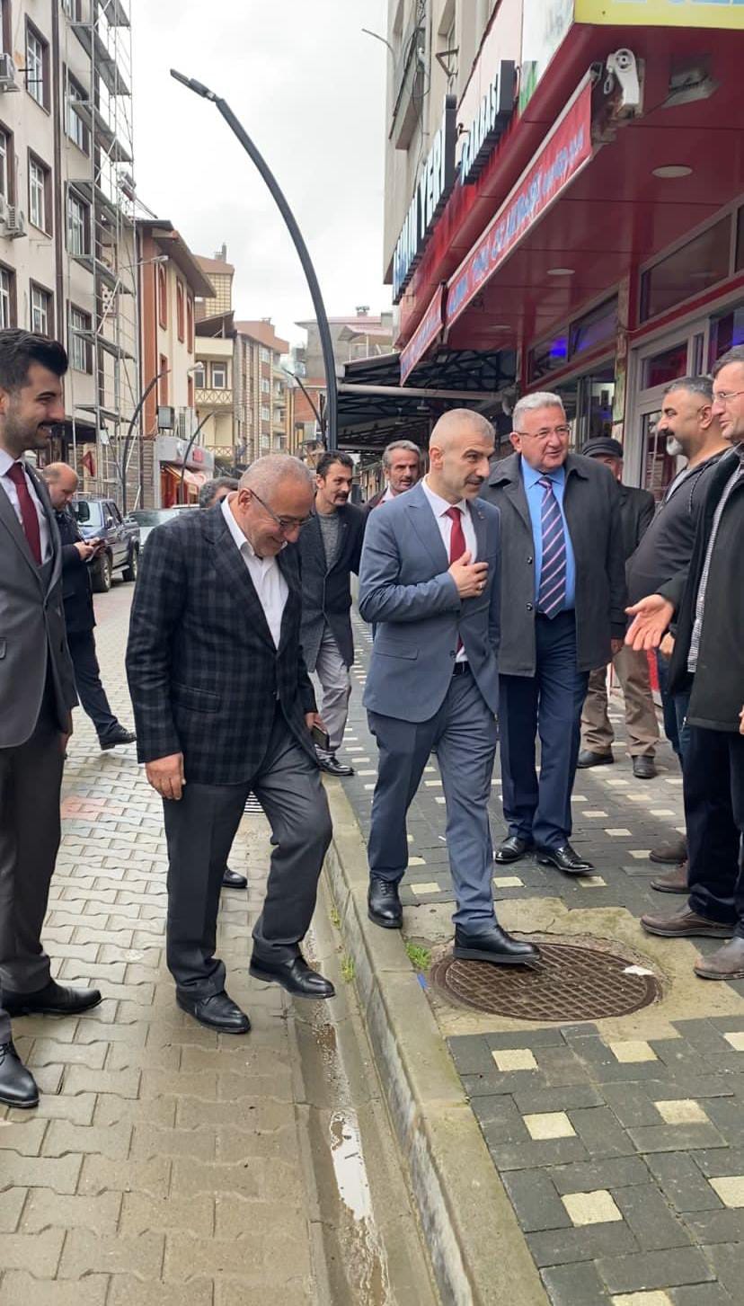 BBP Rize Milletvekili adayı Özçelik, ziyaretlerini sürdürüyor