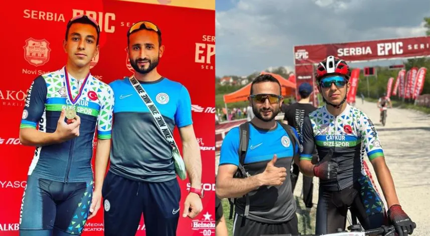 Belgrad’ta gerçekleşen Serbia Epic Cup Sırbistan Türkiye Dostluk Kupası Dağ Bisikleti yarışlarında Çaykur Rizespor sporcusu Eren Geçim şampiyon oldu.  