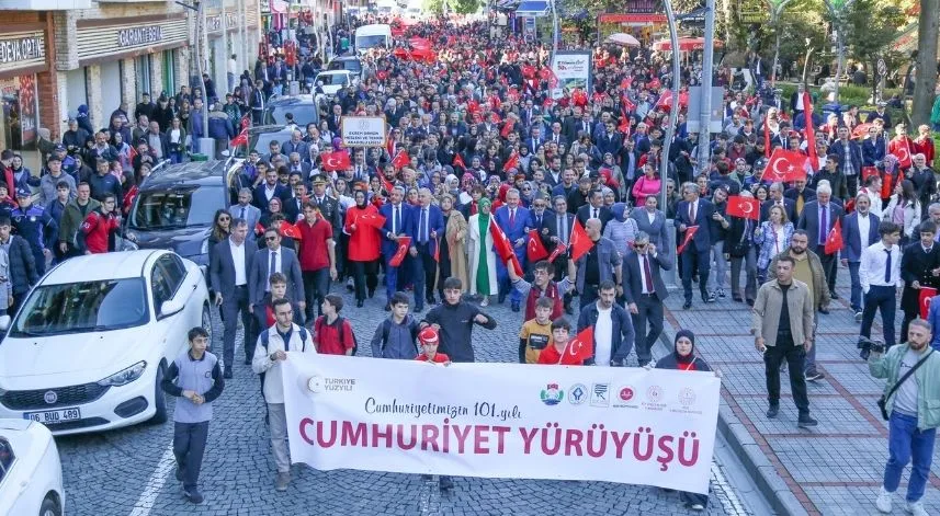 Rize'de Cumhuriyet Bayramı coşkusu başladı