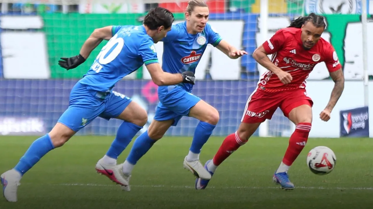 Çaykur Rizespor: 1 - Antalyaspor: 0