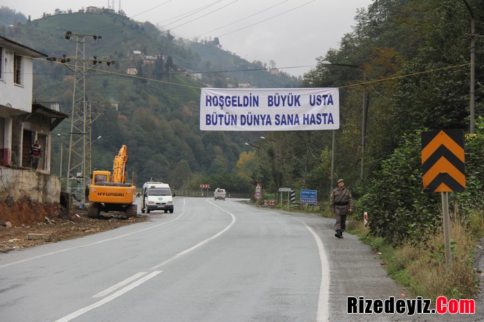 Başbakan Recep Tayyip Erdoğan, Rize geldi.