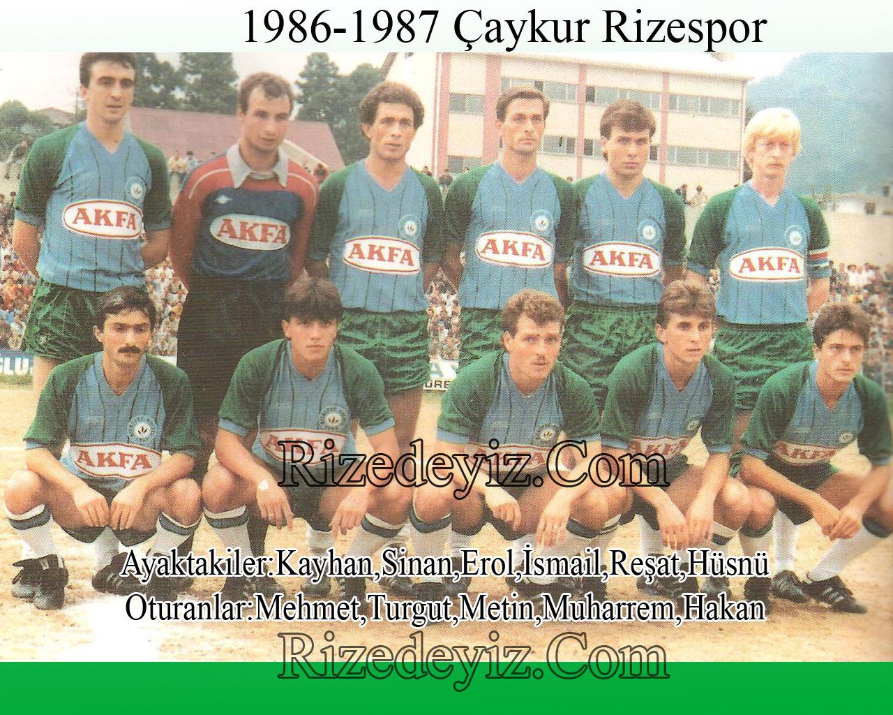 Rizespor'un Taihinden Kadrolar