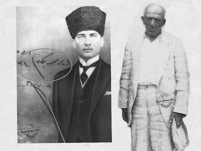 Atatürk, Rize ziyaretinde konuğu olduğu Mehmet Mataracınun kendisine hediye ettiği kalpakla bu fotoğrafı çektirmiş fotoğrafı imzalayarak o günün anısına Mehmet Efendiye gönderir. Bu fotoğraf halen Rizede Atatürk Müzesine dönüştürülen Mataracı Mehmet Efendinin evinde sergilenmektedir.