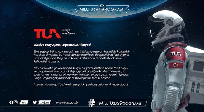 Türkiye Uzay Ajansının Logosu Görücüye Çıktı