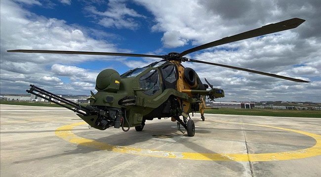 Kara Kuvvetleri Komutanlığı 55'inci ATAK Helikopterini Envanterine Aldı