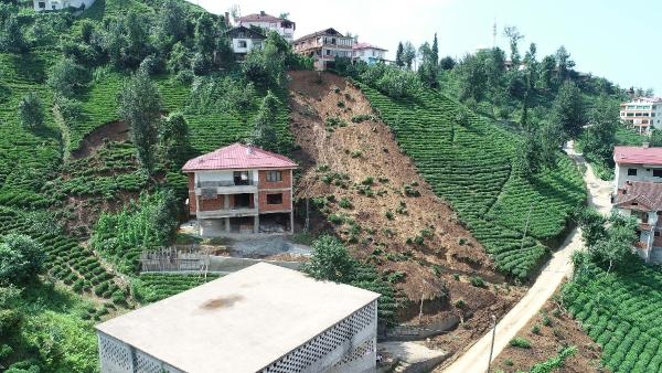 Rize’de sel afetinin altyapı hasarı ortaya çıktı