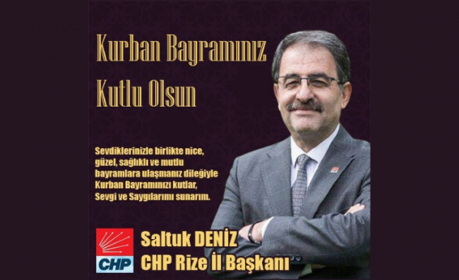 Başkan Deniz’ den Kurban Bayramı Kutlaması