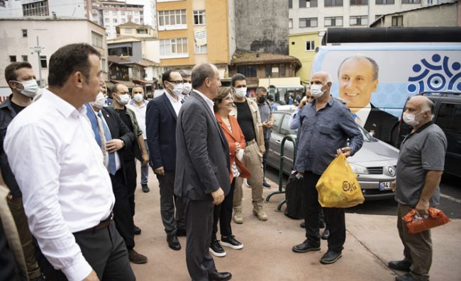 İnce, sel ve heyelanların yaşandığı Rize ile Artvin'i ziyaret etti