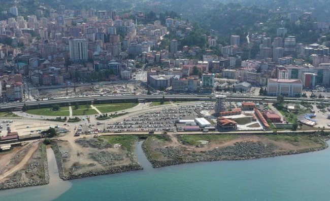 Rize’de Millet Bahçesi Projesi hızla devam ediyor