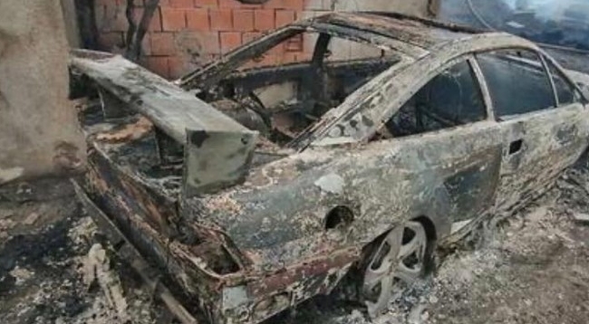 Trabzon’da Yangın: 3 Araç Yandı, Hayvanlar Telef Oldu