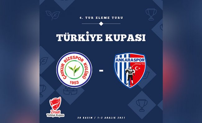 Çaykur Rizespor'un Kupadaki Rakibi Belli Oldu