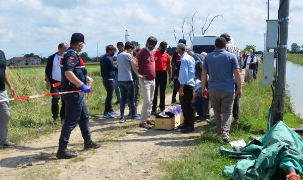 Sulama kanalında boğuldu