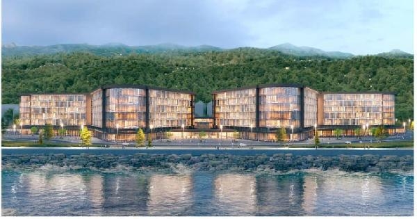 Rize Şehir Hastanesi için deniz dolduruluyor