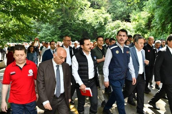 Bakan Kurum, selin vurduğu Karabük'te