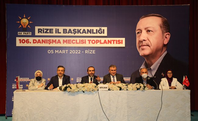 AK PARTİ RİZE 106.İL DANIŞMA TOPLANTISI YAPILDI