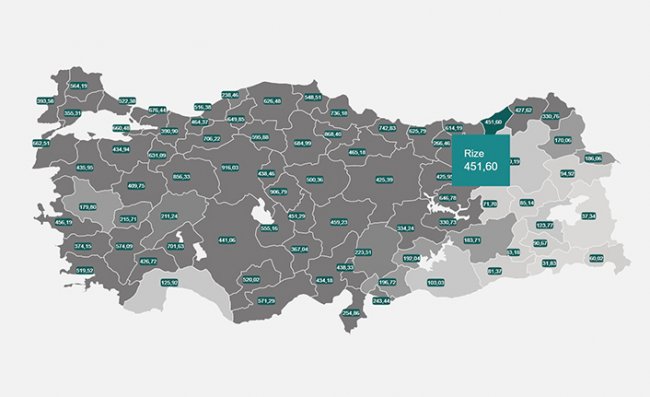 Rize'de Covid Vaka Sayıları Düşmeye Başladı