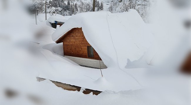 Ayder'den Kartpostallık Kar Manzaraları