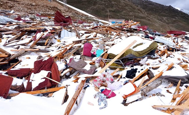 Rize’de Çığ Düşen Yaylada 9 Evde Hasar Oluştu